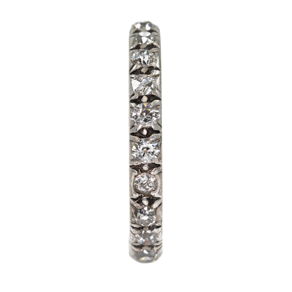 Victorian diamond full eternity ring - image 1