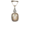 Art Deco large opal and diamond necklace - image 1