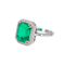 A Magnificent Emerald Dress Ring Offered by The Gilded Lily - image 1