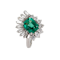 An Emerald Dress Ring Offered by The Gilded Lily - image 1