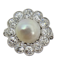 Antique Pearl & Diamond Ring - image 1