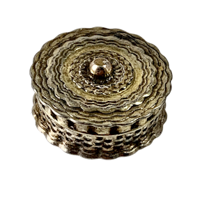 Silver gilt pomander