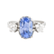A Sri Lankan Sapphire Diamond Ring - image 1