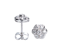 Diamond And White Gold Cluster Earrings. 0.75ct - image 1