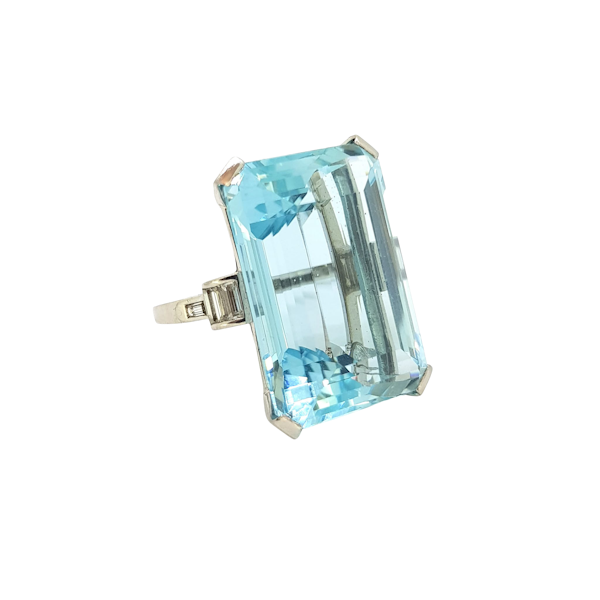 Vintage Aquamarine Ring, just over 54 carats @Finishing Touch - image 1