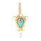 A Turquoise Gold Pendant by Archibald Knox - image 1