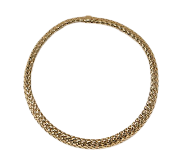 Tiffany & Co. Gold "Vannerie" Necklace - image 1