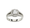 1.01ct D SI1 Cushion Diamond Platinum Ring - image 1