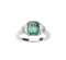 Emerald Diamond And Platinum Ring 2.00ct - image 1