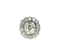 Cushion Diamond Silver-Upon-Gold Cluster Ring, 4.18ct - image 1