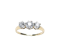 Three-Stone Diamond And Gold Ring 1.30 Carat, Circa 1920 - image 1