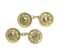 Desbazeille Art Nouveau Gold And Diamond Cufflinks - image 1
