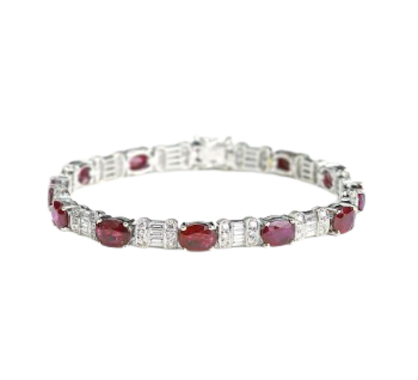 Ruby And Diamond Bracelet - image 1
