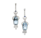 Aquamarine, Sapphire And Diamond Earrings - image 1