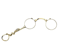 Vintage Gold Snake Lorgnette With Sapphire Ruby and Diamond, Circa 1940 - image 1