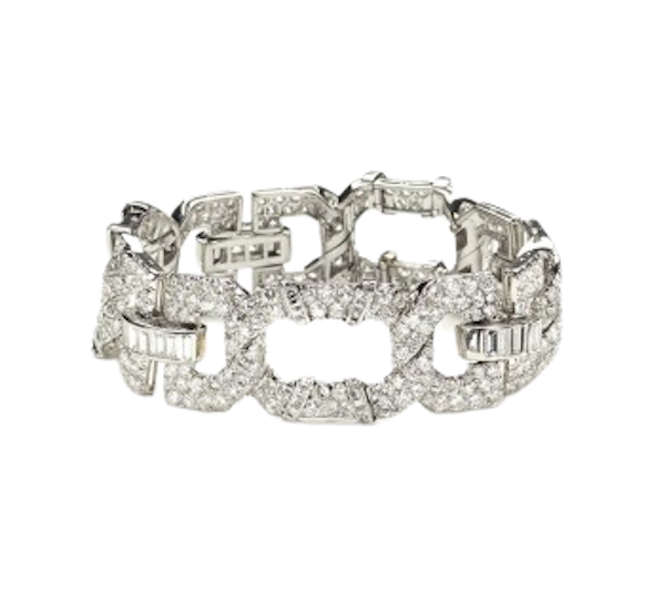 Cartier Art Deco Diamond Bracelet - image 1