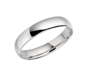 Platinum Court Ring