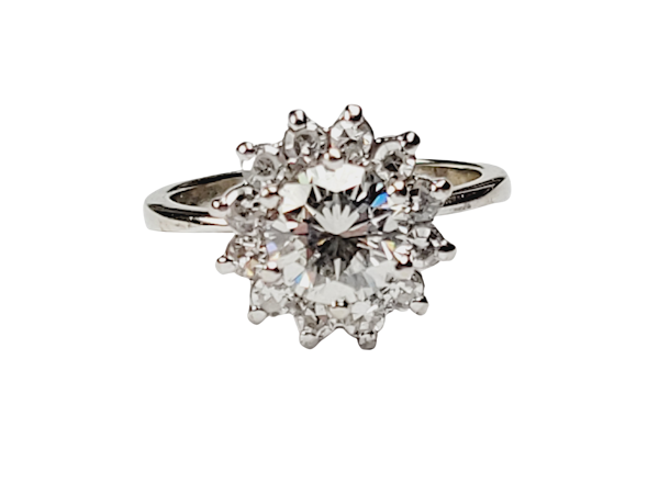 Vintage 1.10ct diamond engagement ring sku 5127  DBGEMS - image 1