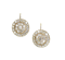 Portuguese Diamond and Gold Cluster Earrings, 4.50ct - image 1