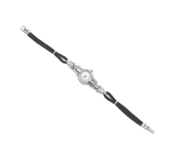Art Deco Diamond And Platinum Cocktail Manual Wristwatch, Circa 1930 - image 1