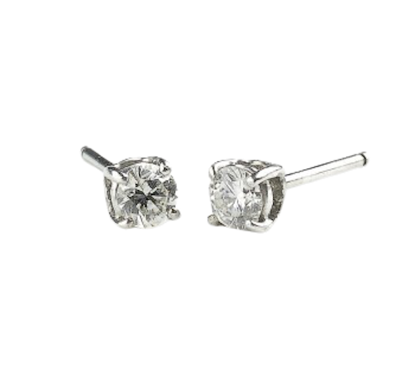 0.42ct Diamond Earrings - image 1