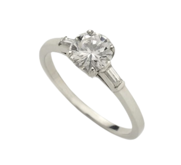 Round Brilliant-Cut Diamond Ring, 0.81ct - image 1