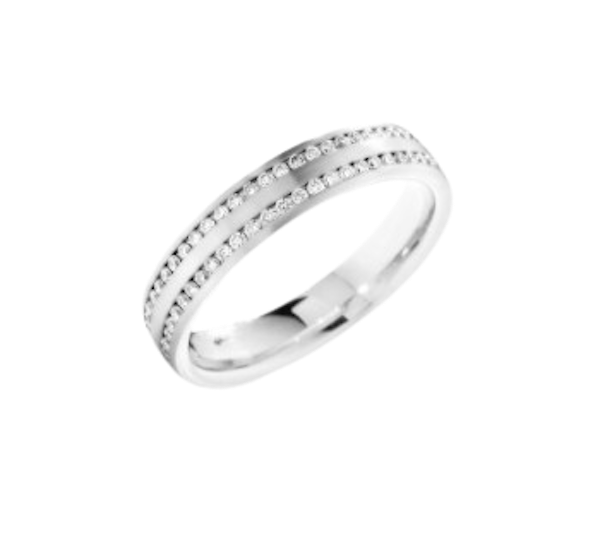 18ct White Gold Eternity / Wedding Ring - image 1