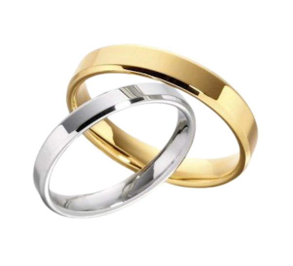 18ct White Gold Wide Wedding Ring - image 1