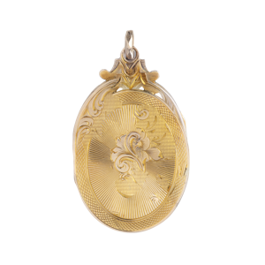 Engraved Locket | 18ct gold | English c.1880