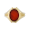 A Carnelian Gold Signet Ring - image 1