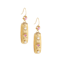 A Pair of Garnet Pearl Hoop Earrings - image 1