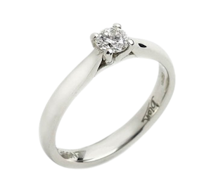 Single Stone Diamond Ring, 0.25ct