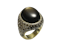 Black Star Sapphire And Diamond Ring - image 1