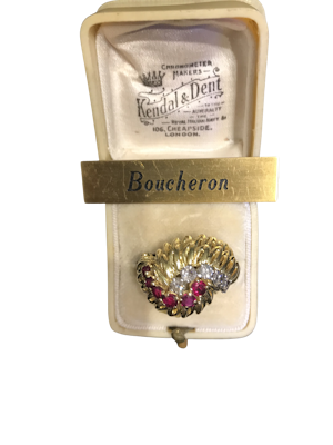 1960s Ruby and Diamond Ring by Boucheron