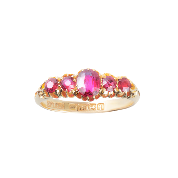 An Antique Ruby Ring - image 1