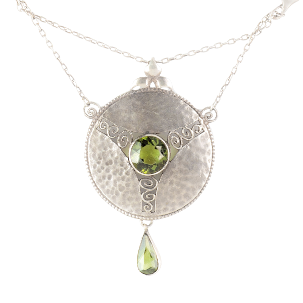 A Silver Tourmaline Necklace by Theodor Fahrner - image 2