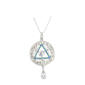 A French Paste Silver Pendant