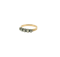 Old cut 5 stone diamond ring - image 1