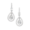 Diamond Cluster Drop Earrings, 5.10ct - image 1