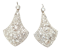 Antique diamond drop earrings sku 5340 DBGEMS - image 1
