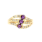 Fancy Three Stone Ruby Ring. S. Greenstein - image 1
