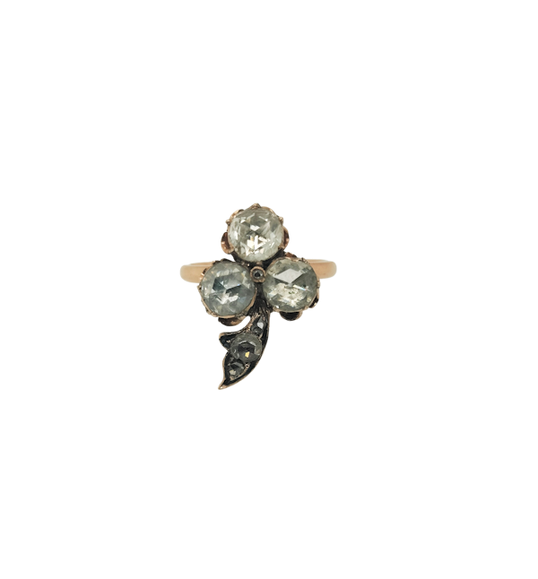 Rose diamond clover ring. Michael Longmore - image 1
