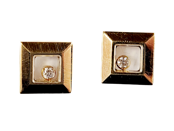 Choppard happy diamond earrings sku 5386 DBGEMS - image 1