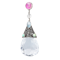 A Rock Crystal Rose Quartz Pendant by Amy Sandheim **SOLD** - image 1