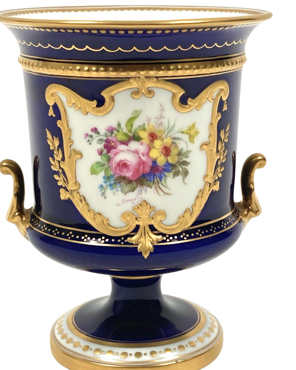 Signed Royal Crown Derby vase