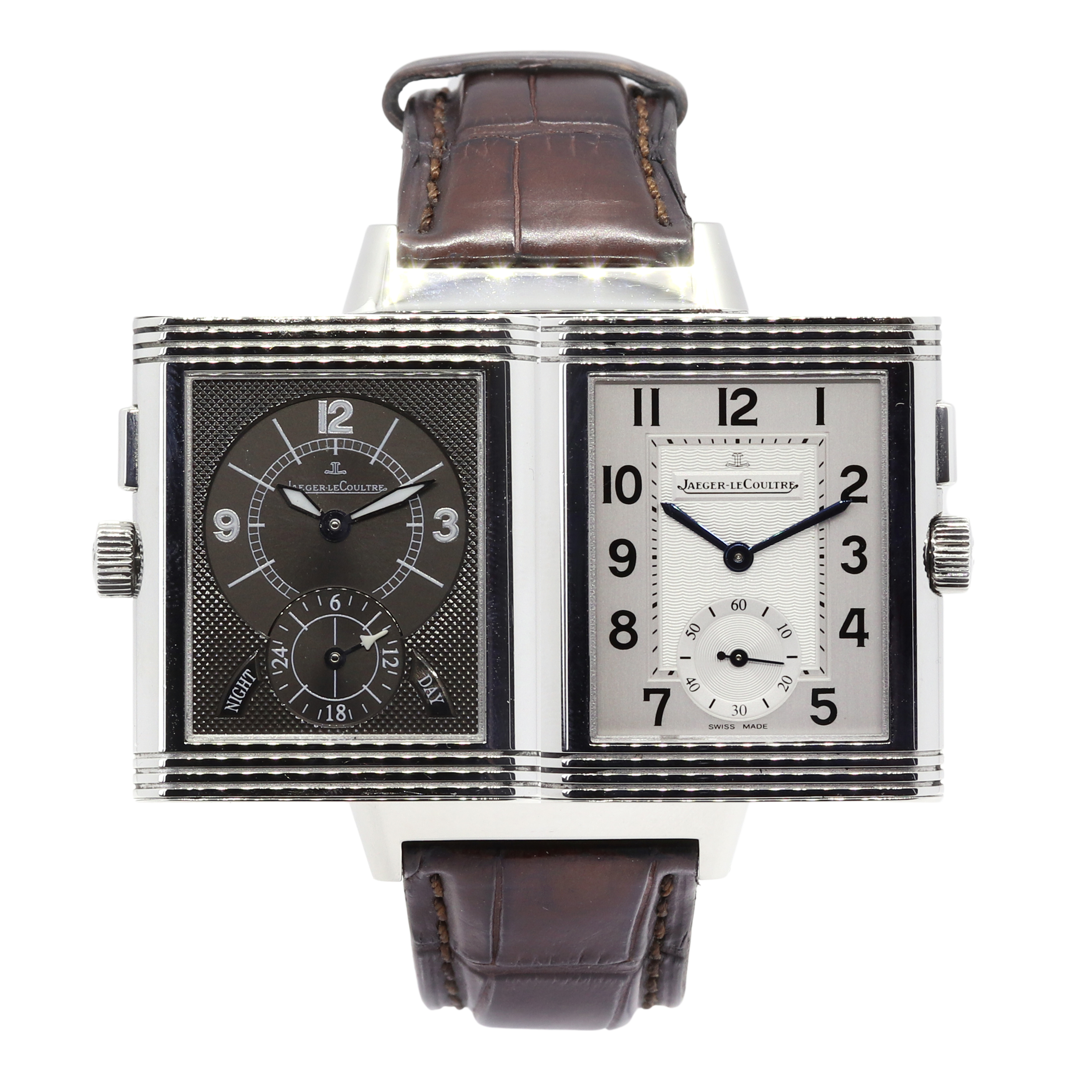 Jaeger LeCoultre Reverso Grande Taille Duoface Day Night Papers