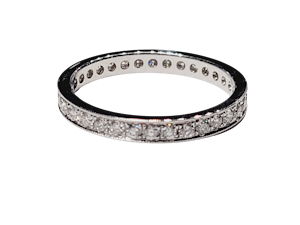 Full hoop diamond eternity ring SKU: 5456 DBGEMS