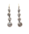 Pair of antique drop diamond earrings SKU: 5426 DBGEMS - image 1
