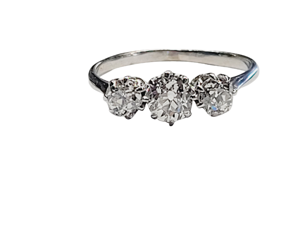 Antique trilogy diamond ring SKU: 5478 DBGEMS - image 1