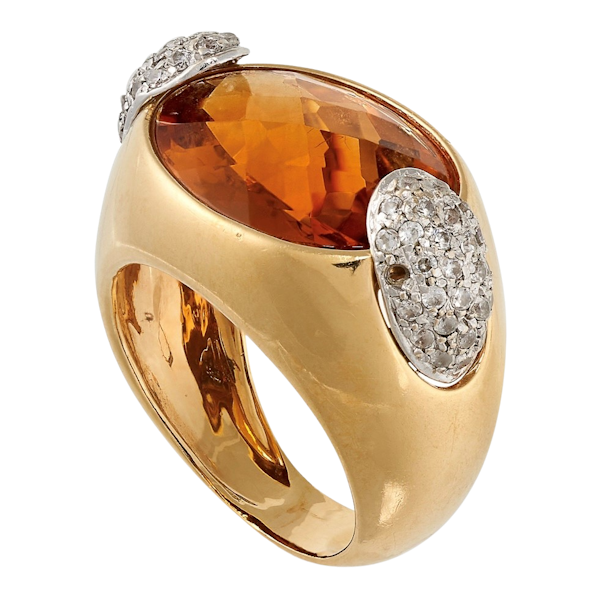 IL GIOIELLO, A Citrine & Diamond Ring - image 1